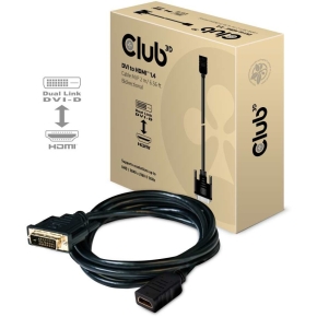 Club3D Kabel DVI  HDMI 1.4 2m 4K30Hz St/Bu