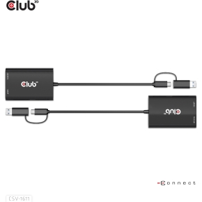 Club3D Adapter USB Typ C/A > HDMI / VGA St/Bu