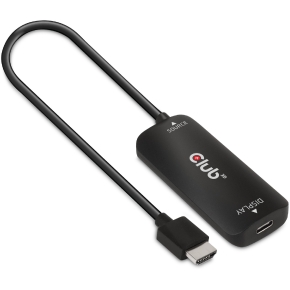 Club3D Adapter HDMI + MicroUSB > USB-C 4K120Hz aktiv St/Bu
