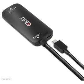 Club3D Adapter HDMI + MicroUSB > USB-C 4K120Hz aktiv St/Bu