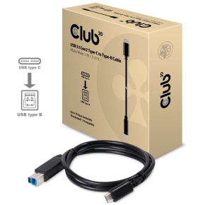 Club3D Kabel USB 3.1 Typ C > USB Typ B 1.0m St/St