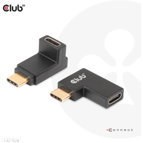 Club3D Adapter USB 3.2 Typ C  USB 3.2 Typ C gewinkelt St/Bu