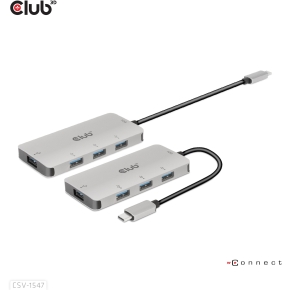 Club3D USB-Hub USB 3.1 Typ C > 4x USB 3.1 Typ A 10Gbps