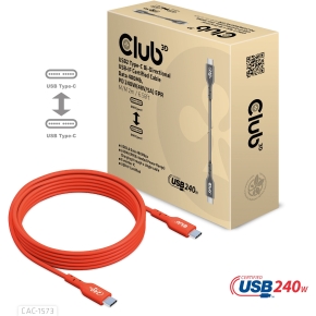 Club3D Kabel USB 2 Typ C PD 240W / 480Mb 2m St/St