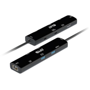 Club3D USB4 6in1-HUB >HDMI/2xUSB-C/2xUSB/LAN 4K120Hz PD100W