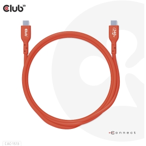 Club3D Kabel USB 2 Typ C PD 240W / 480Mb 3m St/St