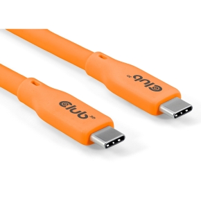 Club3D Lifestyle USB-C Kabel PD 240W.20Gbps 2m orangeSt/St