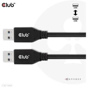 Club3D Kabel USB Typ-A Gen2 0.5m 10 Gbps St/St