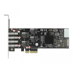 DeLock 4-Port USB 3.2 PCI Express-Karte