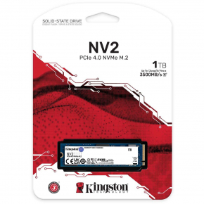 M.2 1TB Kingston NV2 NVMe PCIe 4.0 x 4