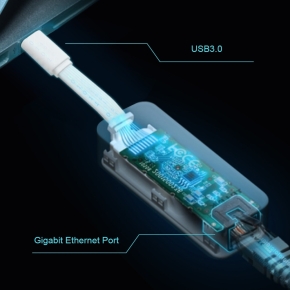 TP-LINK UE300C - USB Typ-C to RJ45 Gigabit Ethernet Network Adapter