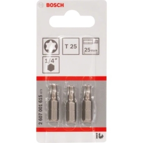Bosch 3ST Torxschr.Bit T25 XH 25mm