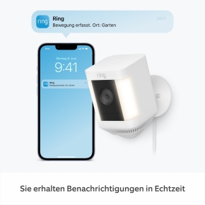 Amazon Ring Spotlight Cam Plus Plug-In White