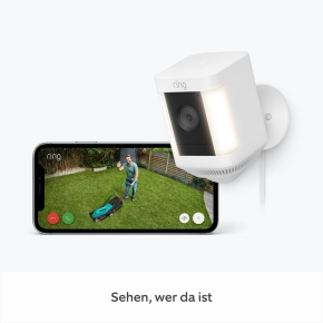 Amazon Ring Spotlight Cam Plus Plug-In White