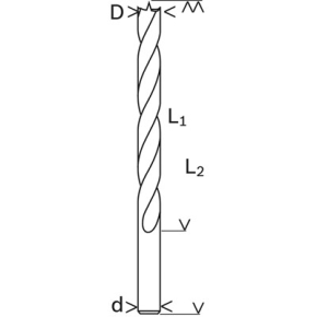 Bosch 1 Holzspiralbohrer 11x89x142