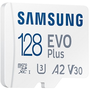 CARD 128GB Samsung EVO Plus microSDXC 130MB/s +Adapter