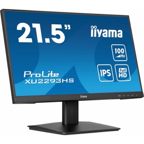 55,9cm/22 (1920x1080) Iiyama ProLite XU2293HS-B6 16:9 FHD IPS 1ms 100Hz HDMI DP Speaker Black