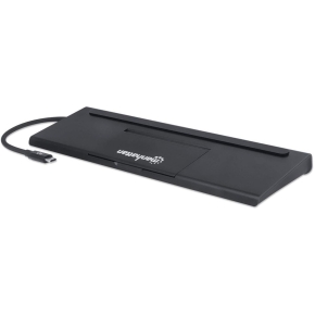 MANHATTAN USB-C 11-in-1-Dockingstation MST für drei Monitore