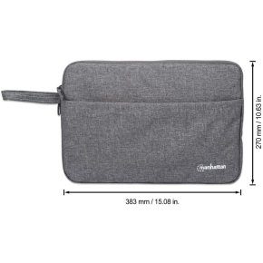 MANHATTAN Seattle Notebook Sleeve 14.5 wasserfest anthrazit