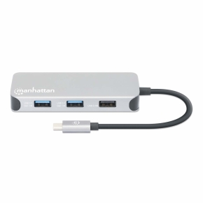 MANHATTAN USB-C 8-in-1 Dockingstation HDMI RJ45 3xUSB-A