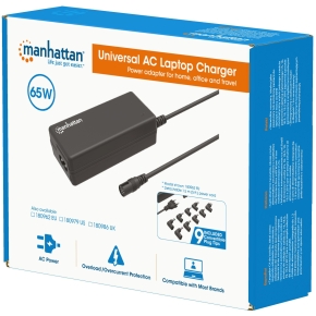 MANHATTAN Laptop-Netzteil 65W AC 9 Stecker