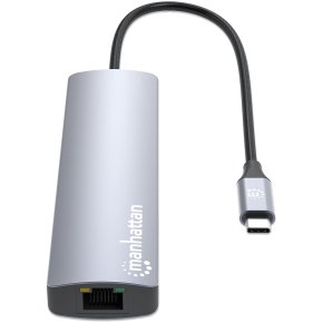 MANHATTAN 6-in-1 4K USB-C Dockingstation 1xHDMI 3xUSB 5 Gb/s