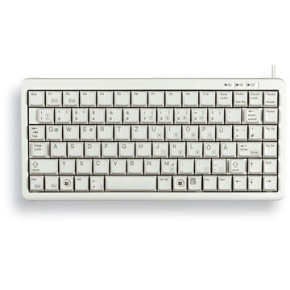 CHERRY TAS G84-4100 COMPACT KEYBOARD Corded GB-Layout grau