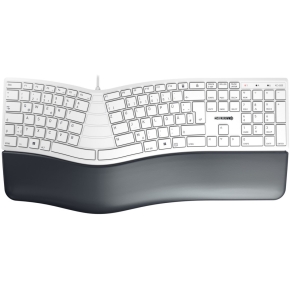 CHERRY KC 4500 ERGO Corded DE-Layout weiß-grau
