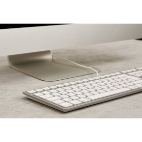 CHERRY TAS KC 6000 C FOR MAC Corded DE-Layout silver/white