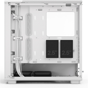 Midi Fractal Epoch White TG Clear tint
