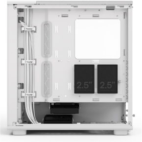 Midi Fractal Epoch White TG Clear tint