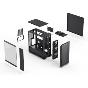 Midi Fractal Epoch Black TG Light tint