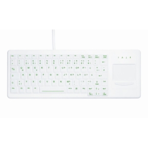 CHERRYAKTIVE KEY Hygiene Compact Touchpad Keyboard Fully Sea