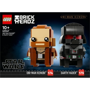 LEGO BrickHeadz - Obi-Wan Kenobi & Darth Vader