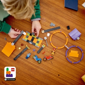 LEGO City Stuntz 60360 Kreisende Reifen-Challenge