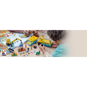 LEGO City 60391 Baufahrzeuge und Kran mit Abrissbirne