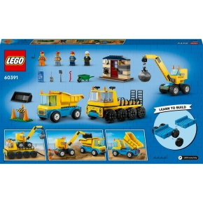 LEGO City 60391 Baufahrzeuge und Kran mit Abrissbirne