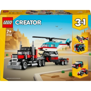 LEGO Creator Tieflader mit Hubschrauber 31146