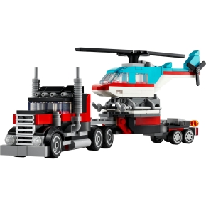LEGO Creator Tieflader mit Hubschrauber 31146