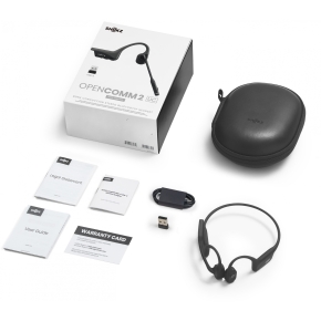 Shokz OpenComm2 UC (With USB-A) Bluetooth Wireless Bone Conduction Headset