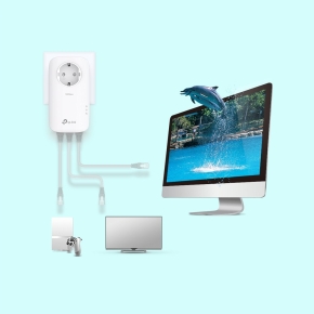 INTD TP-Link Powerline TL-PA8033P Kit AV1300 3-Port