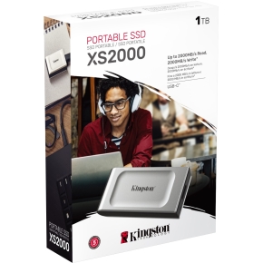 1TB Kingston XS2000 USB 3.2 Gen2 Grau