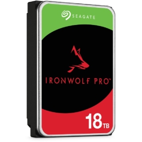 SEAGATE Ironwolf PRO Enterprise NAS HDD 18TB 7200rpm 6Gb/s SATA 256MB cache 8,9cm 3.5Zoll 24x7 für NAS & RAID Rackmount systems BLK