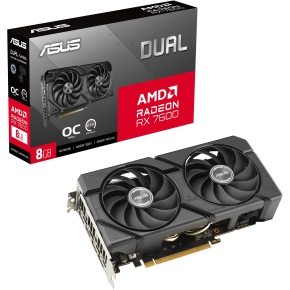 ASUS DUAL-RX7600-O8G-EVO 8GB GDDR6 HDMI DP