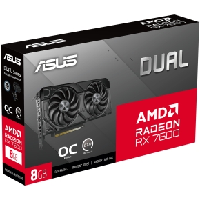ASUS DUAL-RX7600-O8G-EVO 8GB GDDR6 HDMI DP