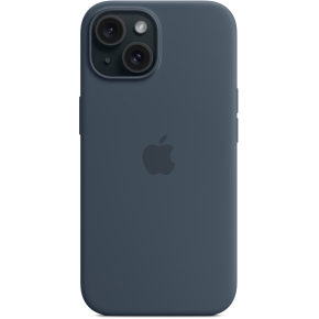 APPLE iPhone 15 Silicone Case with MagSafe - Storm Blue