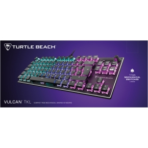 Turtle Beach Vulcan TKL AIMO Gaming-Tastatur. Red Switch