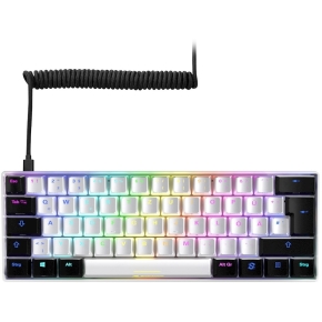 Sharkoon Gaming Tastatur Skiller SGK50S4 weiß-blau DE