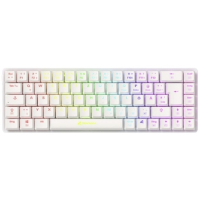 Sharkoon Gaming Tastatur PureWriter W65 weiß-braun DE