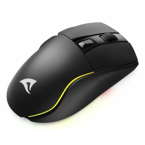 Sharkoon Maus Shark SGM50W Optisch 6 Tasten 6.400 DPI schw